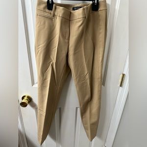 White House Black Market Tan Size 2R slim ankle dress pant